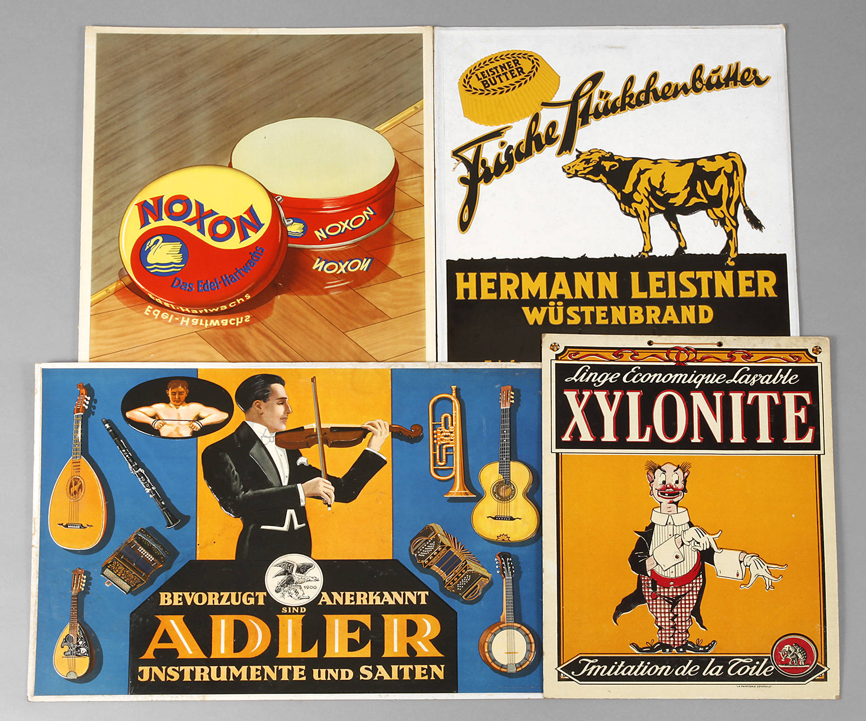 Konvolut Werbeschilder