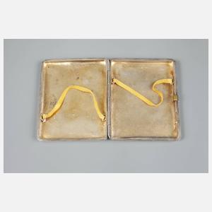 Russische Zigarettendose Silber