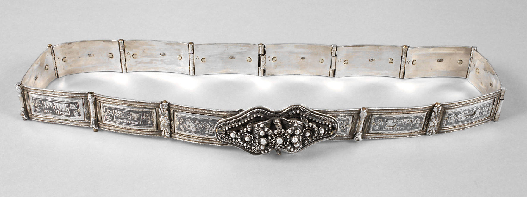 Gürtel Tula-Silber