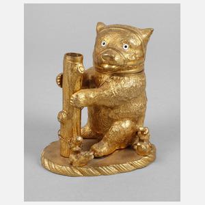 Figürliche Schreibtischgarnitur