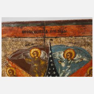 Ikone ”Unverbrennbarer Dornbusch”