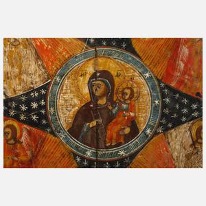 Ikone ”Unverbrennbarer Dornbusch”