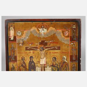 Ikone Kreuzigung Christi