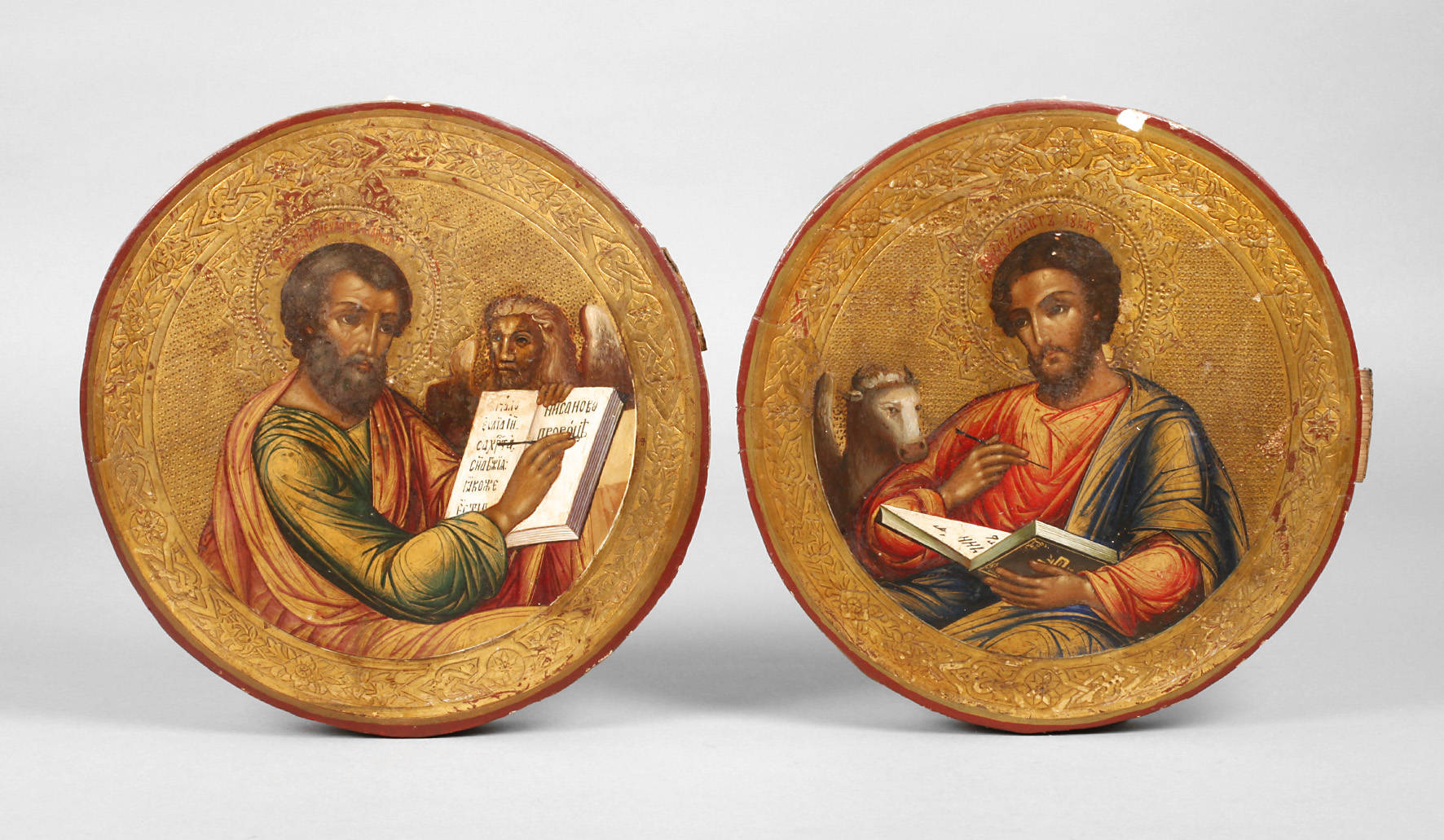 Paar Ikonen mit Evangelisten