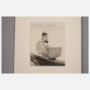 Ivan Alekseevic Vladimirov, Maler am Fluss