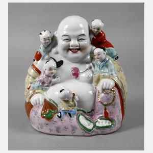 Porzellanfigur Budai