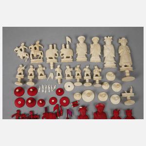 Schachspiel Elfenbein