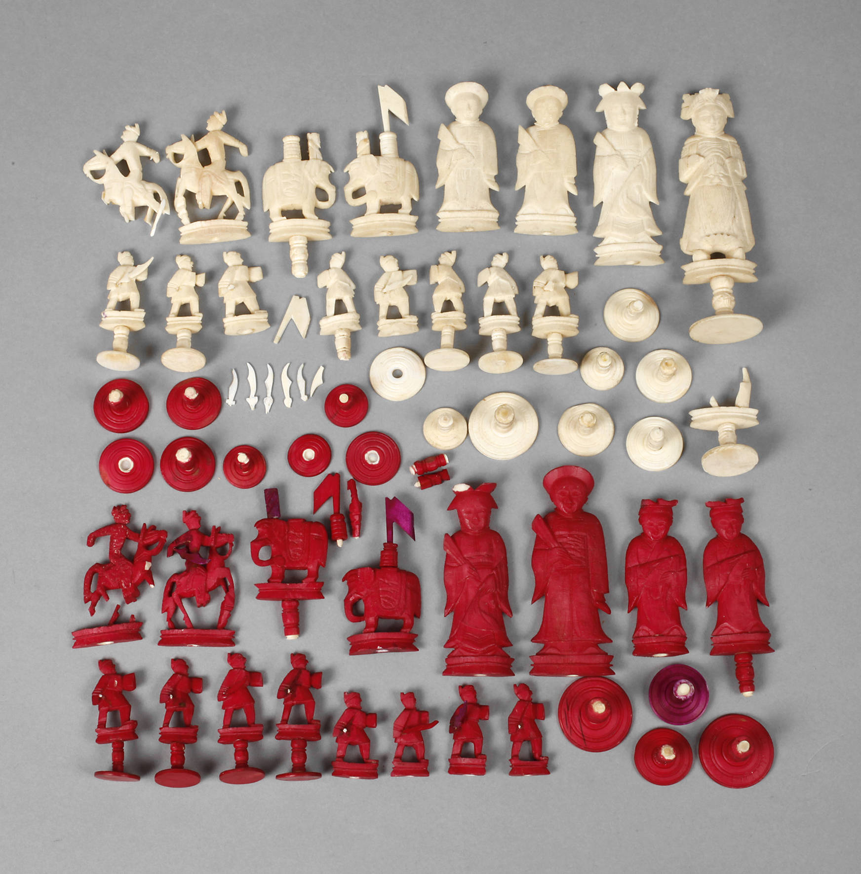 Schachspiel Elfenbein