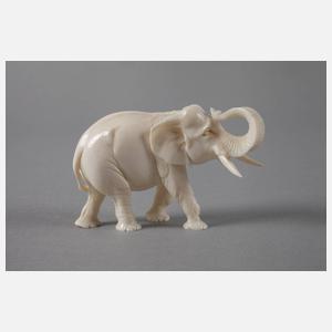 Vier Elfenbeinschnitzereien