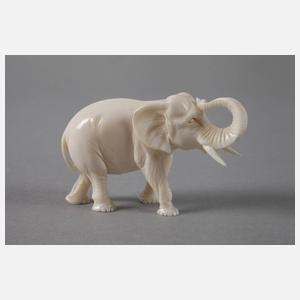 Vier Elfenbeinschnitzereien