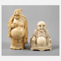 Zwei Elfenbeinschnitzereien111