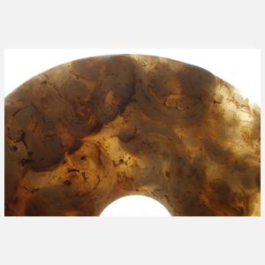 Jade Bi Disc mit Chi Long-Drachen