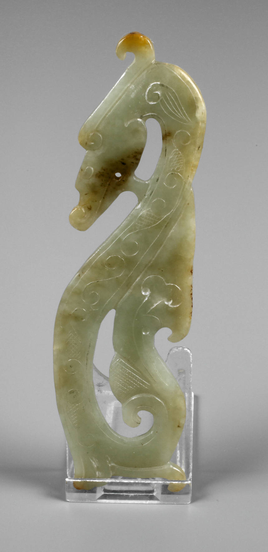 Jade ”Pai”, C-Drachen Einleger einer Gürtelschließe