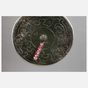 Schamanischer Jade-Spiegel, Phönix Collier