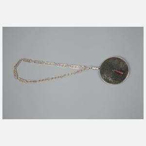 Schamanischer Jade-Spiegel, Phönix Collier