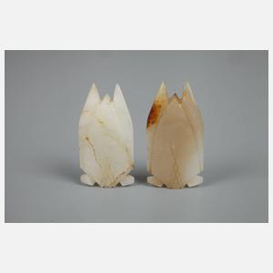 Paar Jade Han-Zikaden-Anhänger