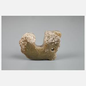 Jade-Anhänger, Pi Xie/Seidenraupe