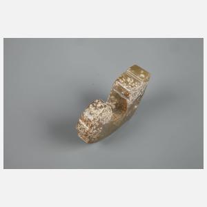 Jade-Anhänger, Pi Xie/Seidenraupe