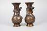 Paar Bronzevasen
