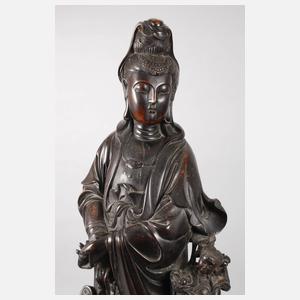 Schnitzerei Guanyin