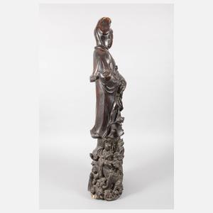 Schnitzerei Guanyin