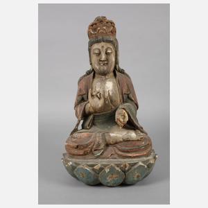 Schnitzerei Guanyin
