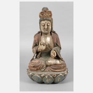 Schnitzerei Guanyin