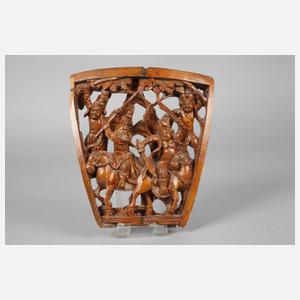 Zwei figürliche Schnitzereien