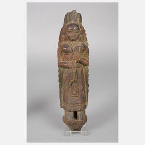 Zwei figürliche Schnitzereien