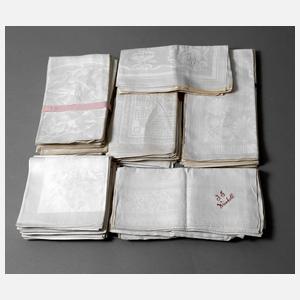 Konvolut Servietten und Handtücher
