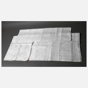 Konvolut Tafeltücher Jugendstil