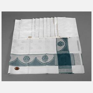 Tischtuch und elf Servietten