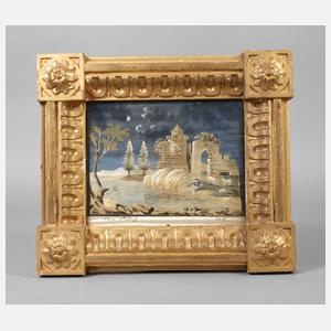 Klassizistische Seidenstickerei