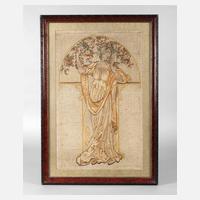 Stickbild nach Alfons Mucha111