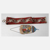 Handtasche und Klingelzug Perlstickerei111