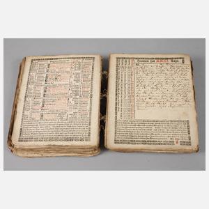 Neubarths Schreibkalender um 1660