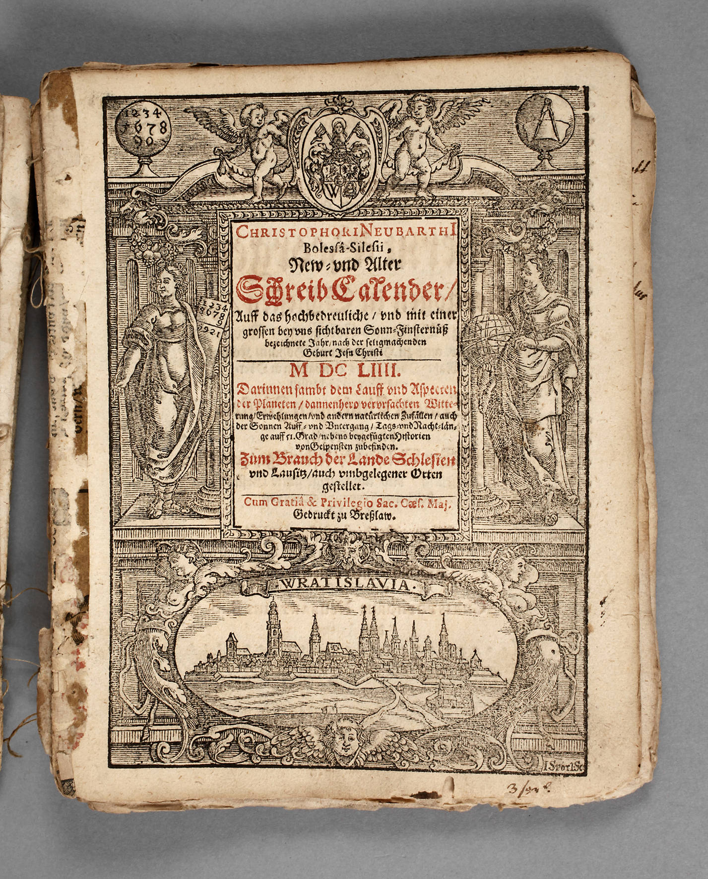 Neubarths Schreibkalender um 1660