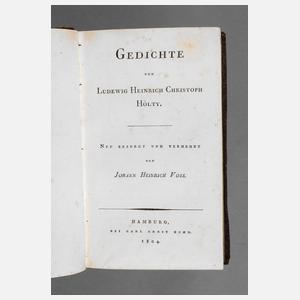 Gedichtband Hölty 1804