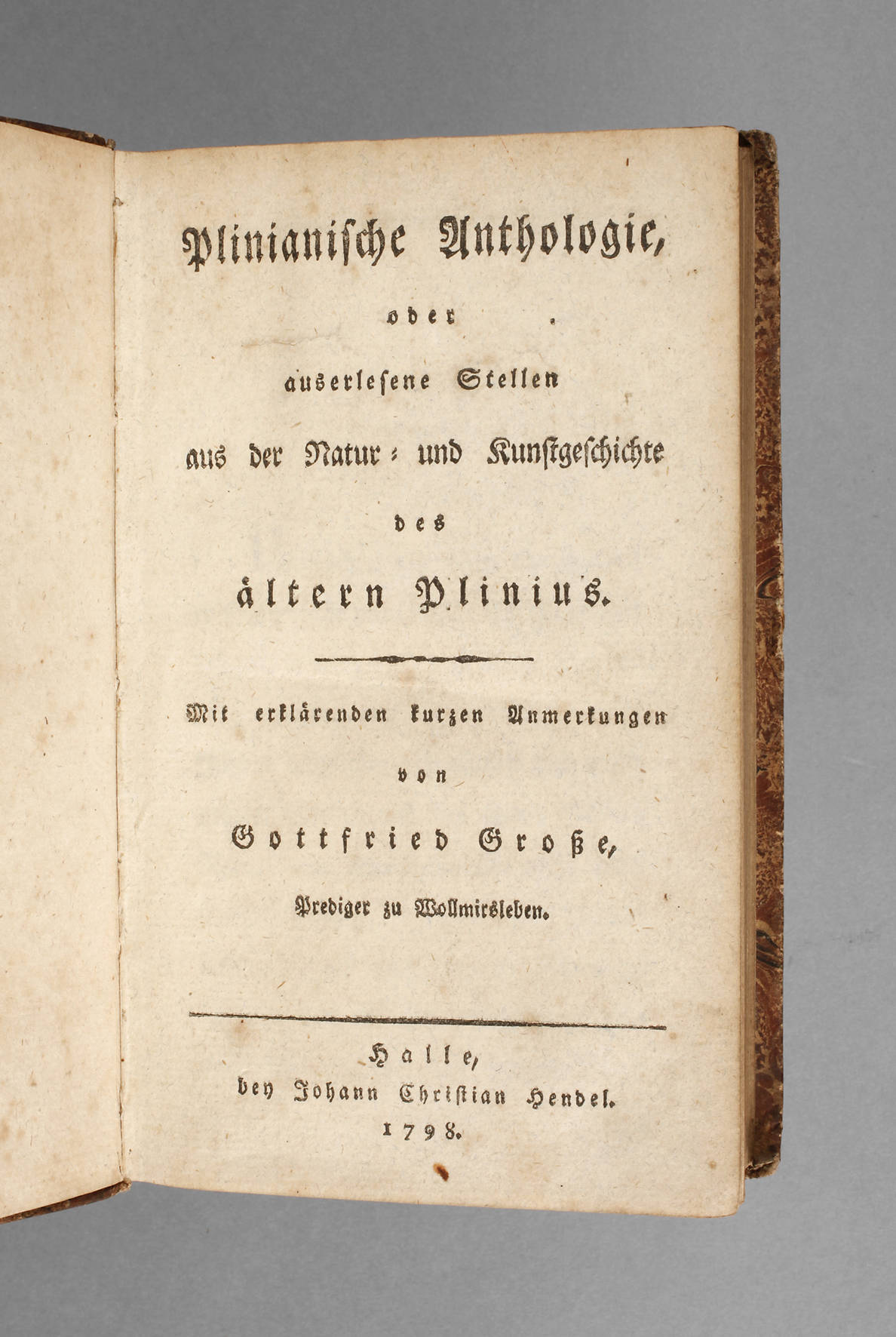 Große Plinianische Anthologie 1798