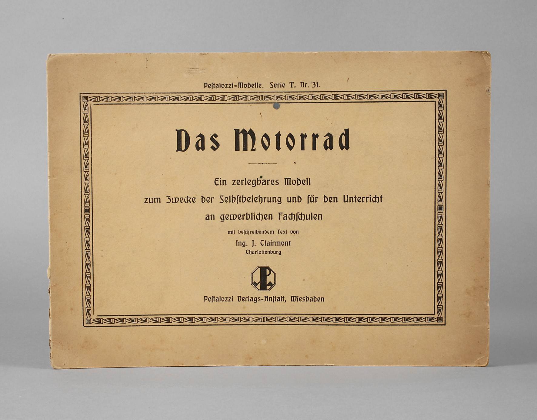 Motorrad-Modell mit Autograf Martin Stolle