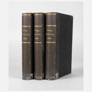 Drei Bände Photographische Correspondenz