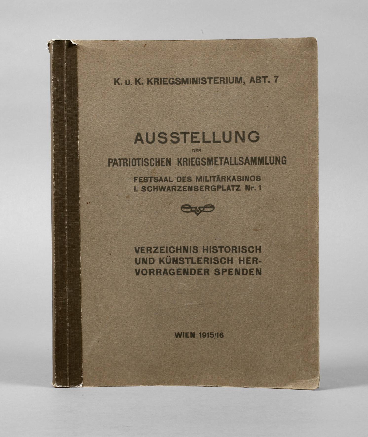 Patriotischer Ausstellungskatalog Österreich