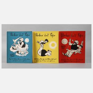 Drei Bände ”Vater und Sohn”