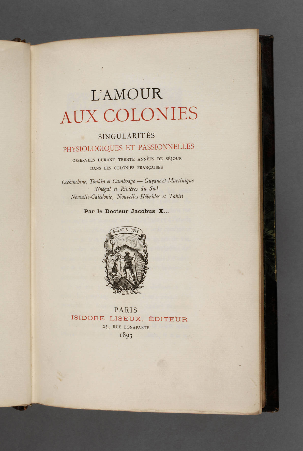 L'Amour aux Colonies