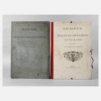 Zwei Tafelbände Barock/Rokoko-Architektur111