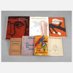 Künstlerisches Bücherkonvolut