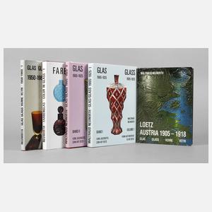 Konvolut Fachbücher Glaskunst