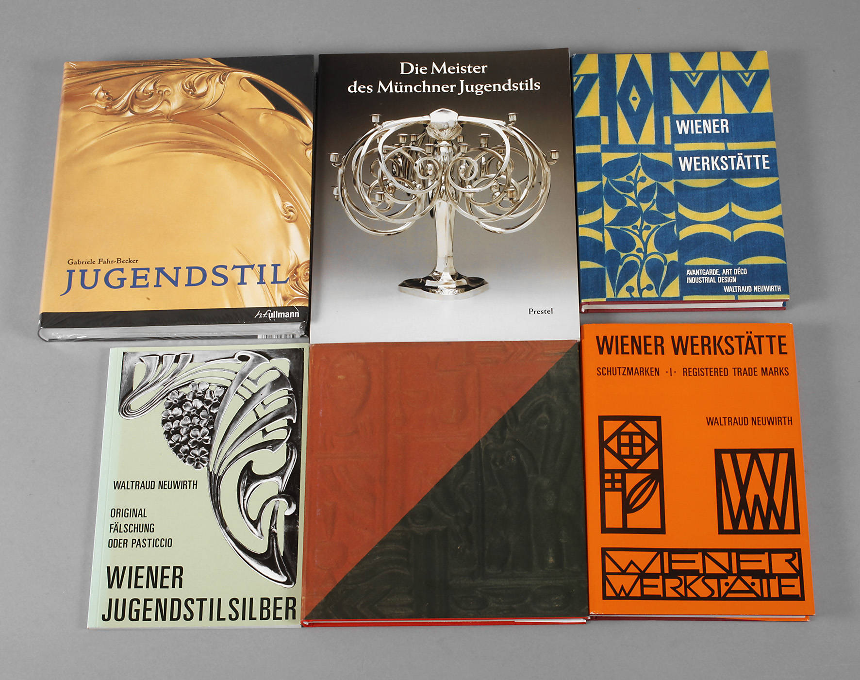 Konvolut Fachbücher Wiener Werkstätten/Jugendstil