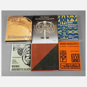 Konvolut Fachbücher Wiener Werkstätten/Jugendstil