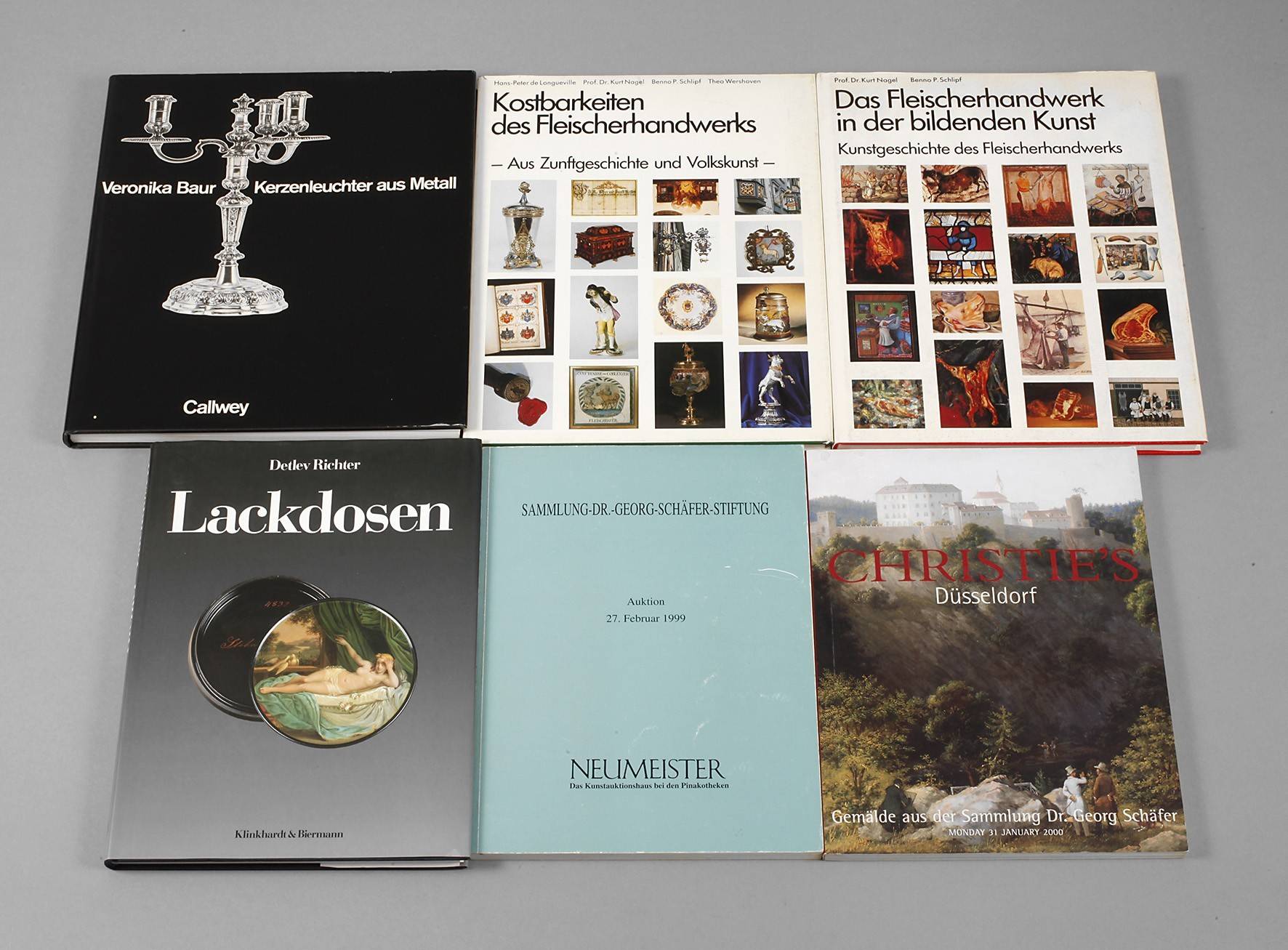 Konvolut Fachbücher und Auktionskataloge